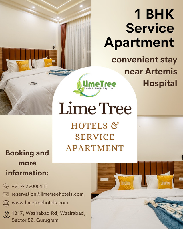 1bhk convenient stay near Artemis Hospital