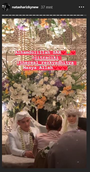 Citra Kirana dan Rezky Aditya resmi jadi pasutri