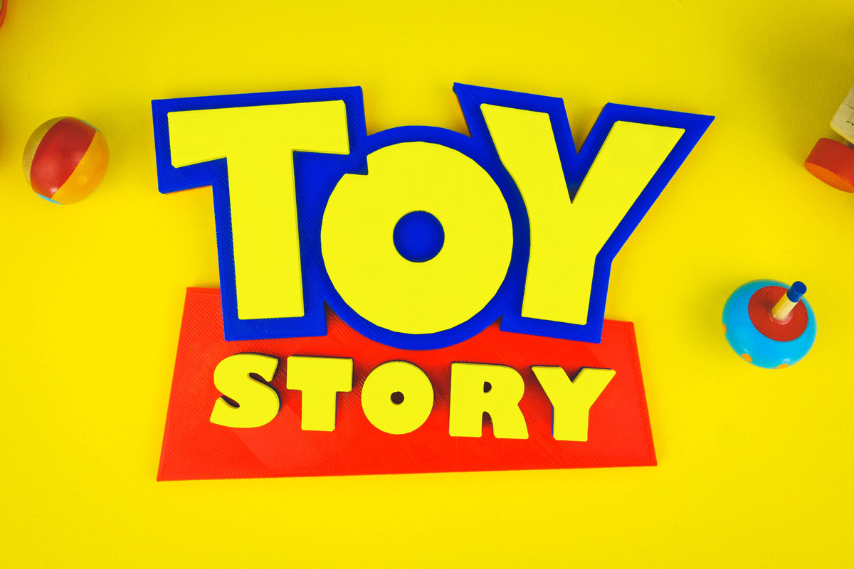 Toy Story Logo 3D Printed Kids Gift Toys Pretend Play 20th