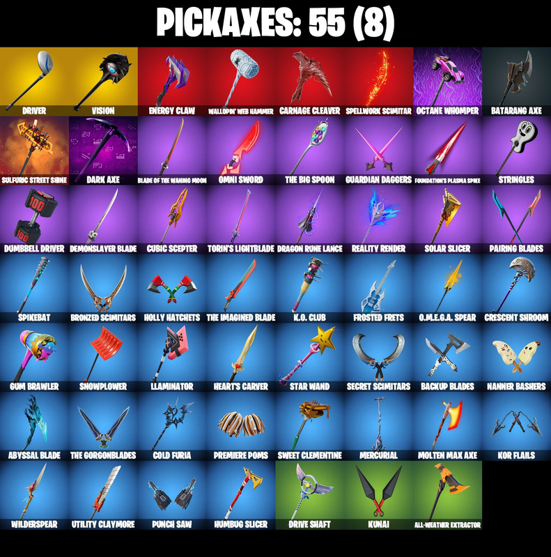 pickaxes comp