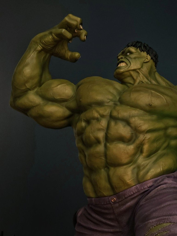 Premium Collectibles : Hulk Transformation 1/4 Statue 11