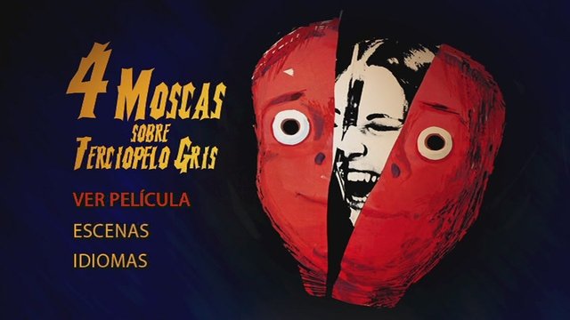 1 - 4 Moscas Sobre Terciopelo Gris [DVD9Full] [Pal] [Cast/Ita] [Sub:Cast] [1971] [Terror]