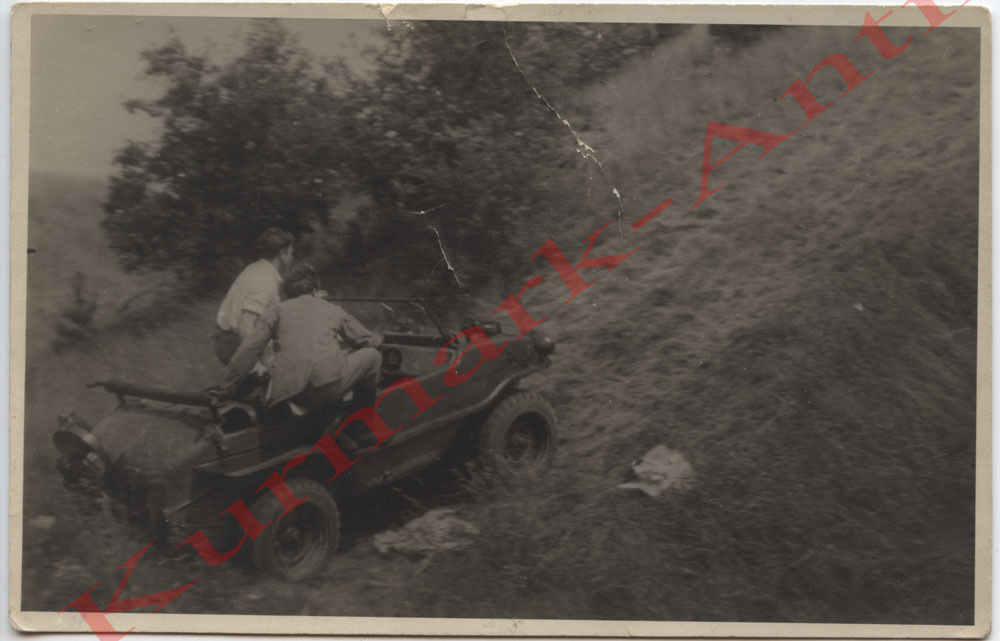 Foto Wehrmacht VW Kübel Schwimmwagen Typ 166 im 