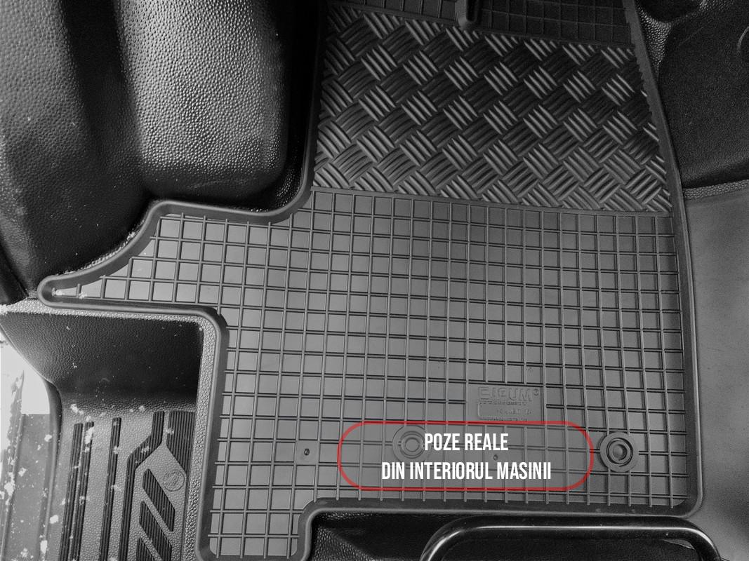 Set 3 covorase Ford Transit 3M 2015-2020, din cauciuc 100%, compatibile cu autoturismul FORD Transit