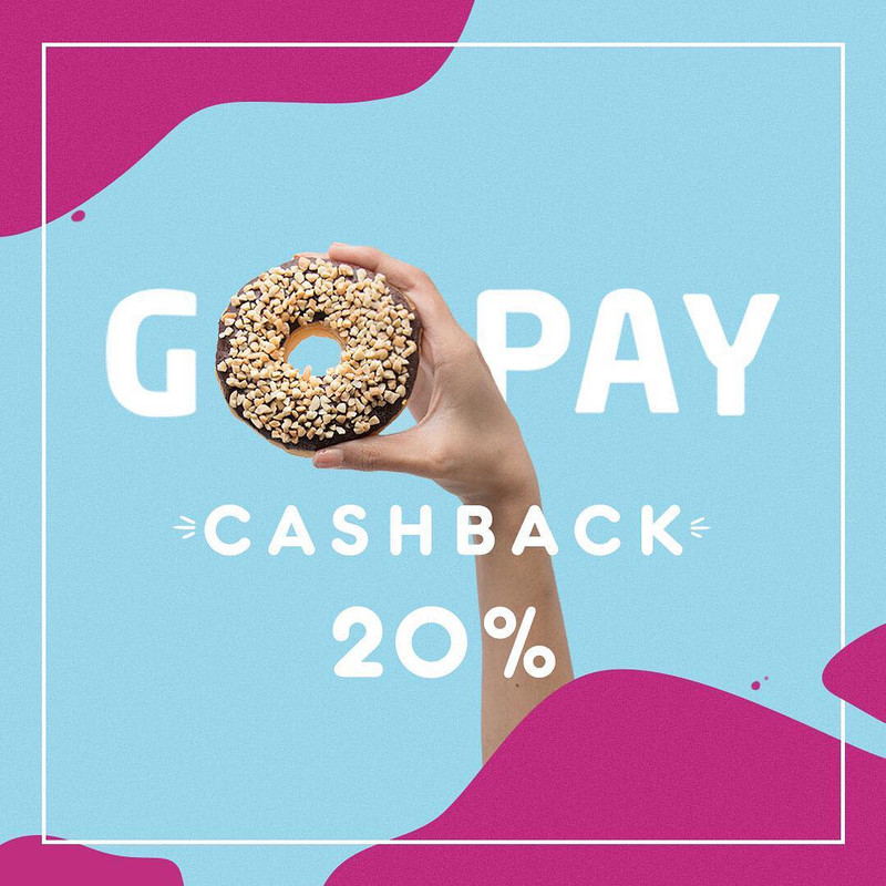 Promo Cashback 20 % Dunkin Donuts
