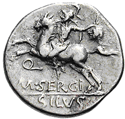 Glosario de monedas romanas. MARCUS SERGIUS. 4