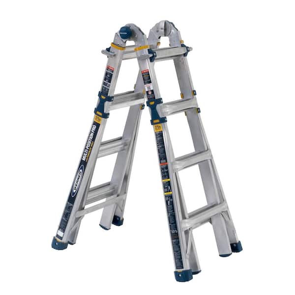 Versatile 18′ Werner Multi-Position Ladder: Portable, Stable, and Affordable