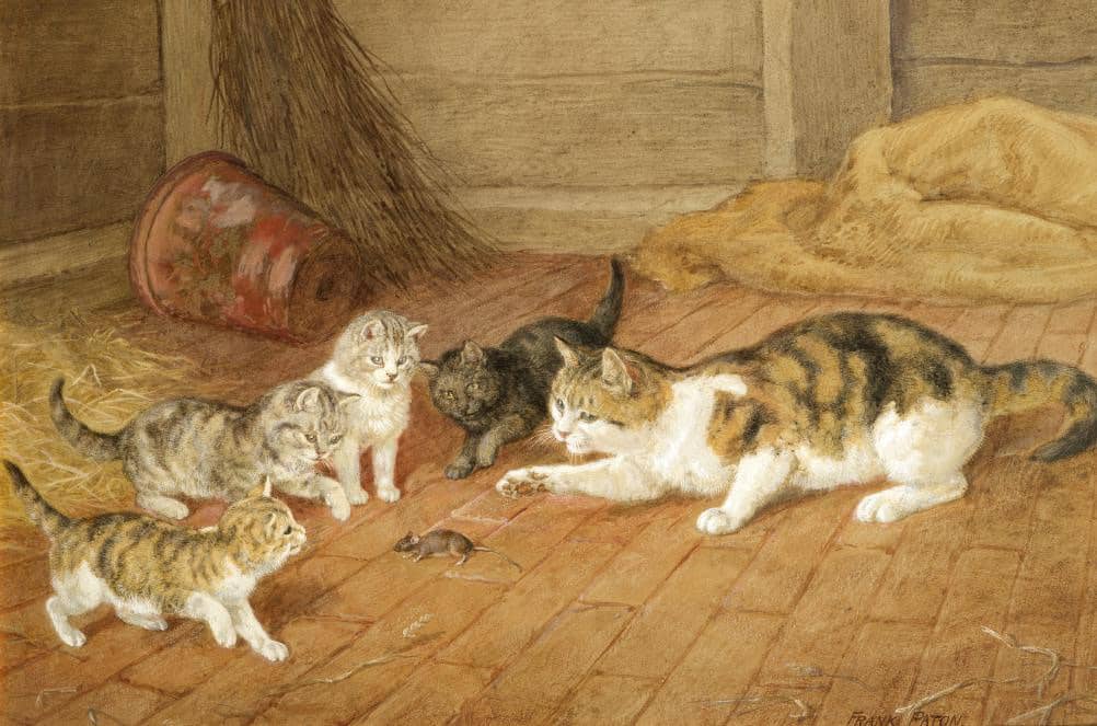 johnnoottgalleries-frank-paton-the-first-lesson