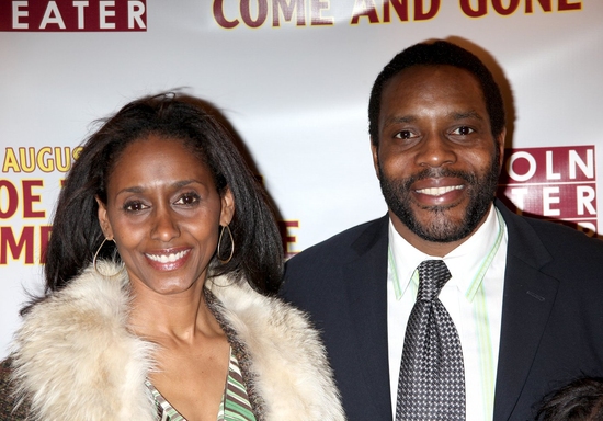 Chad Coleman with his wife Sally