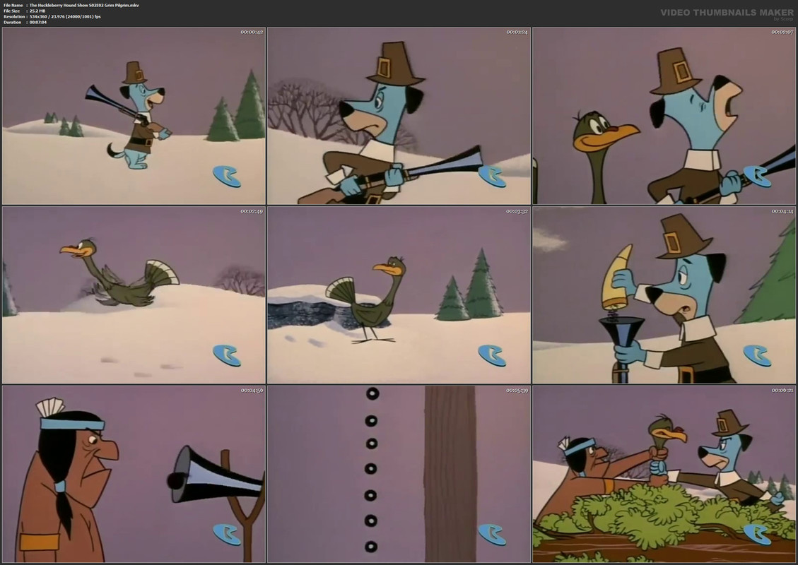 The Huckleberry Hound Show S02E02 Grim Pilgrim.mkv