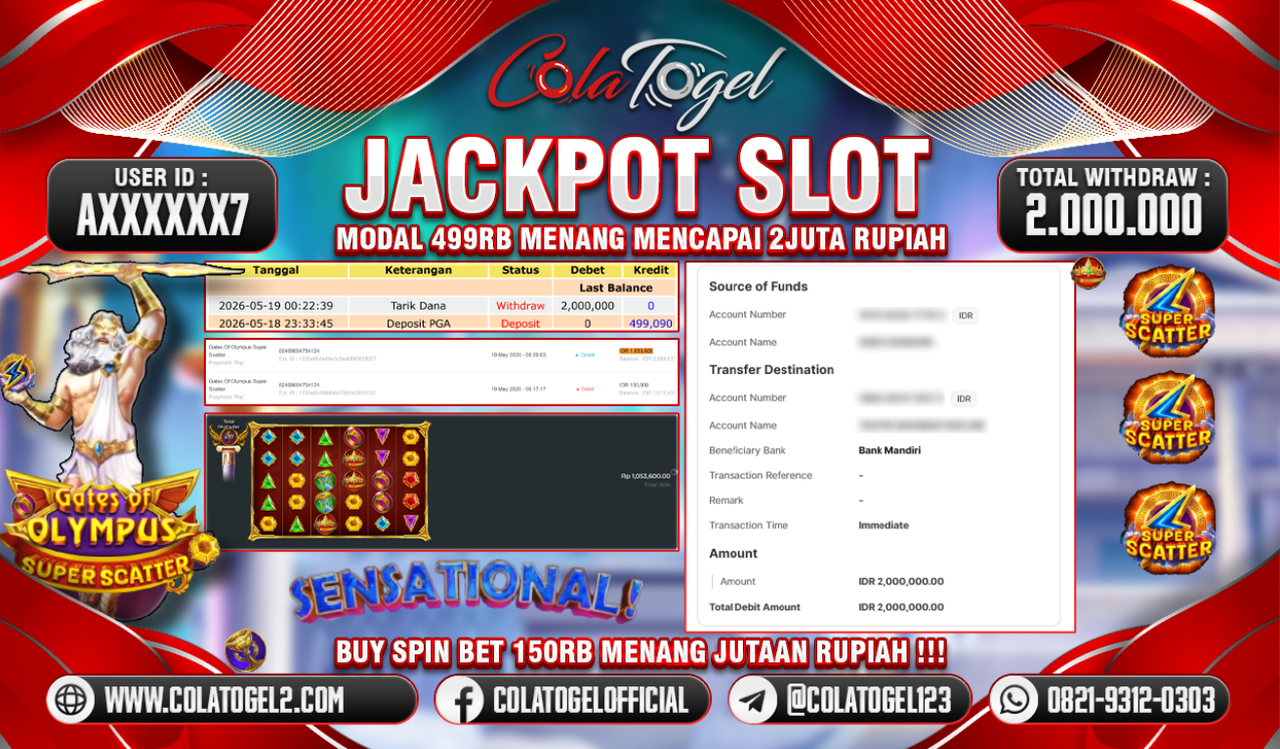 JACKPOT SLOT GACOR!!