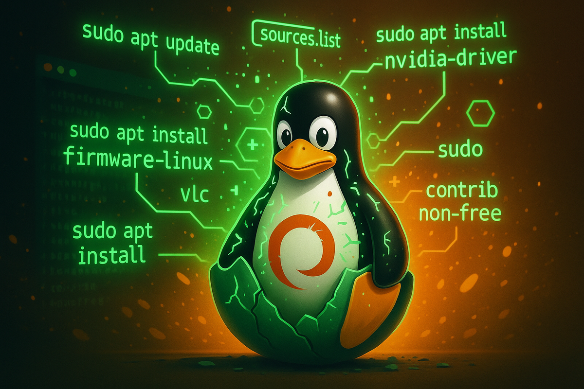Guia Pós-Instalação Debian 13 Trixie: Transforme Seu Pinguim Nu em uma Máquina de Guerra Pronta para Batalha