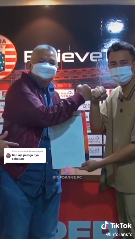 Viral video Raffi Ahmad bertemu petinggi Persija Jakarta, disebut beli saham Persija?
