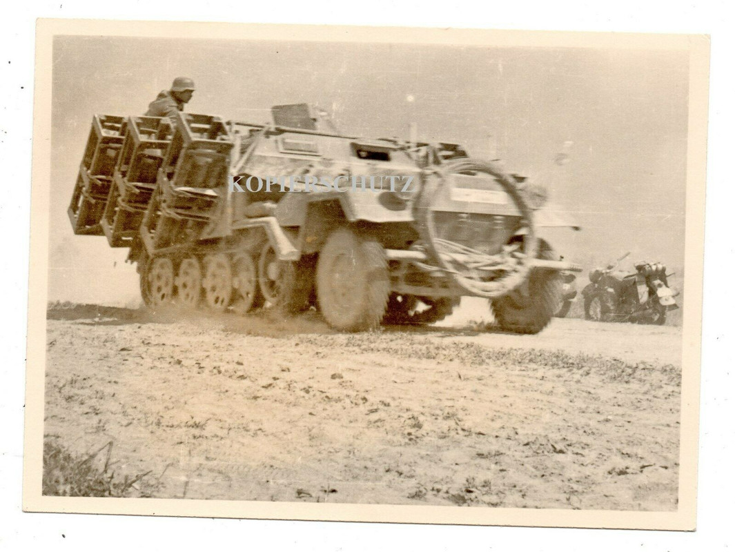 Russland Leningrad Stuka zu Fuß Sdkfz Wurfrahmen 40 Kette Nebelwerfer.