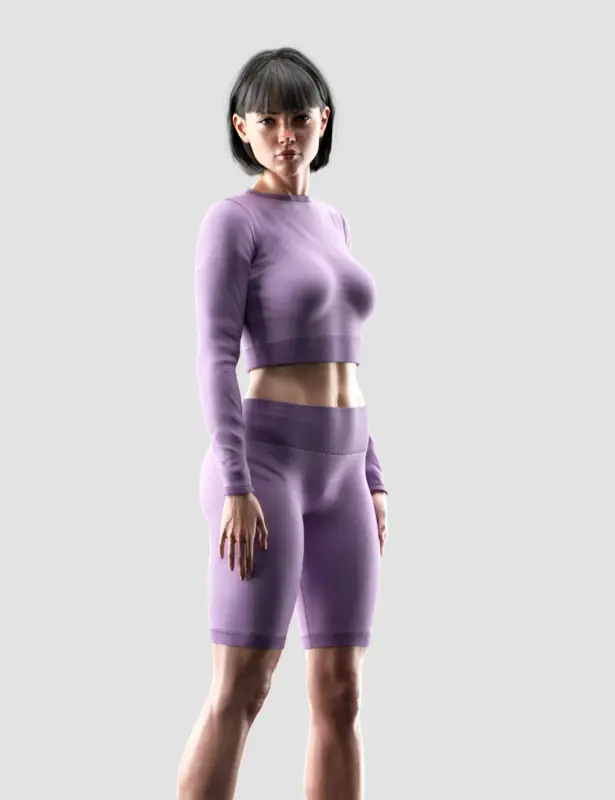 Peach Sports Outfit for Genesis 9