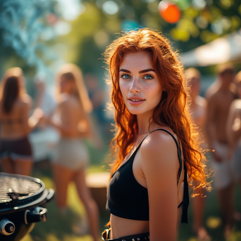 Garden wedding Redhair B 0 01