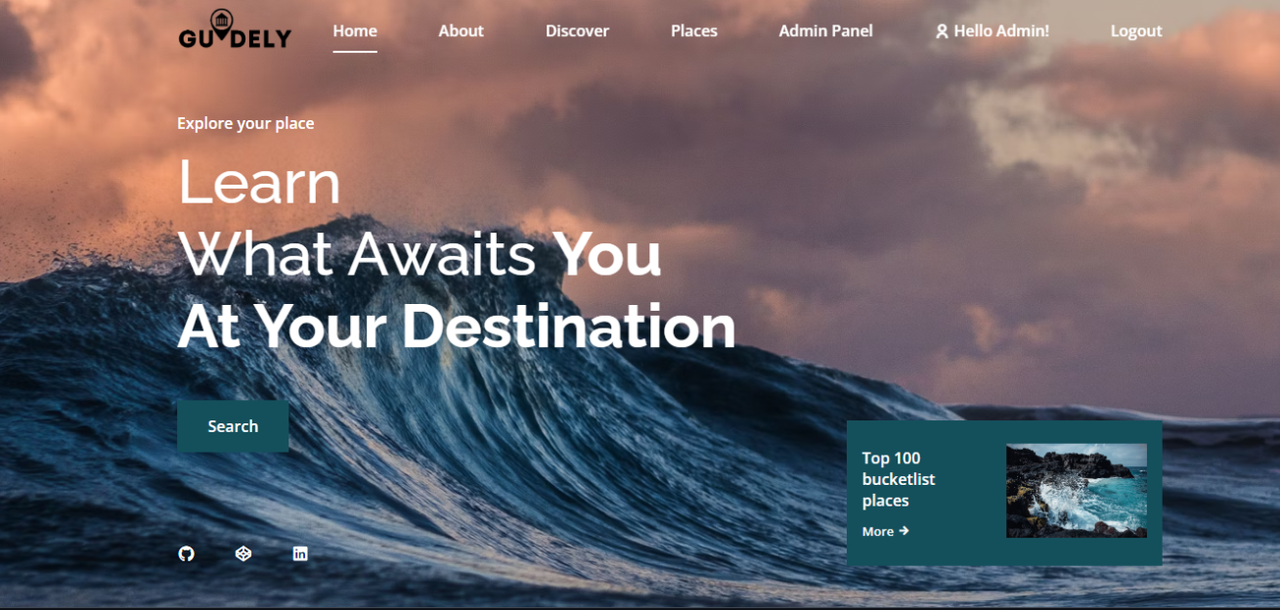 Guidely: Travel Application