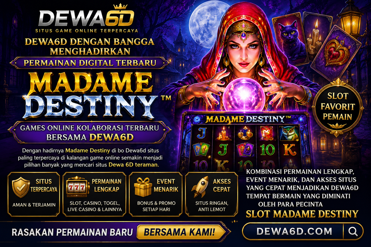 DEWA6D : Perkenalan Games Baru Madame Destiny Dengan Fitur Pola Rtp Responsif width=