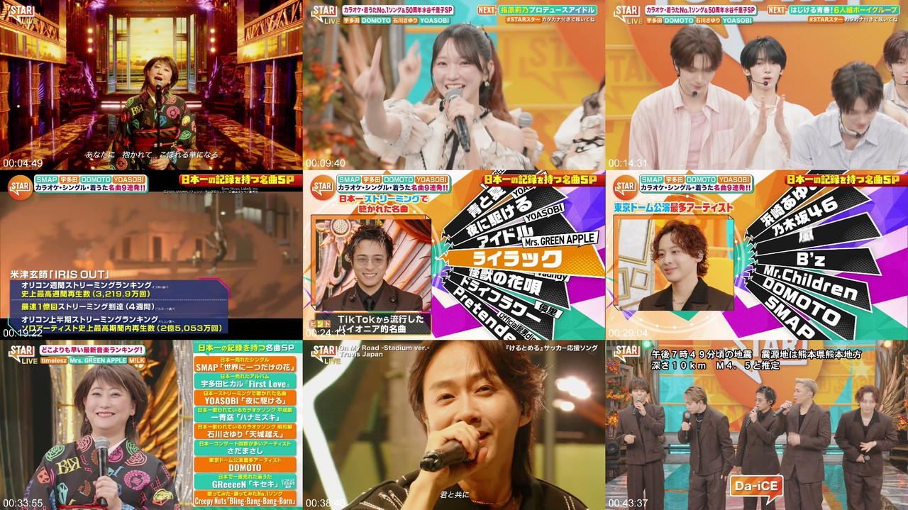 HKT48 260806 STAR 音楽番組 指原莉乃 プレビュー画像 | HKT48 260806 STAR Music Show Sashihara Rino Preview Screenshot