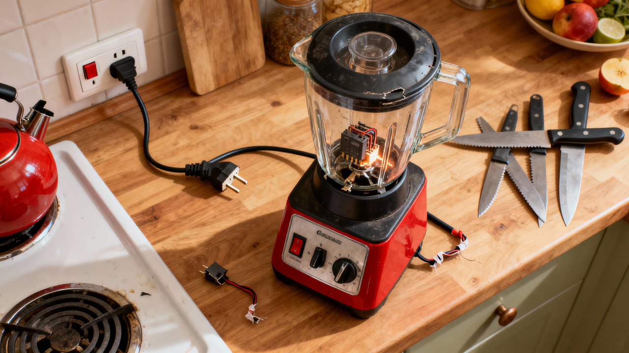 Почему блендер не включается