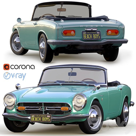 3DSky - Honda S800 Cabriolet