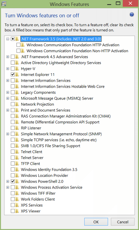 2021-08-07 Windows Features IE11 On