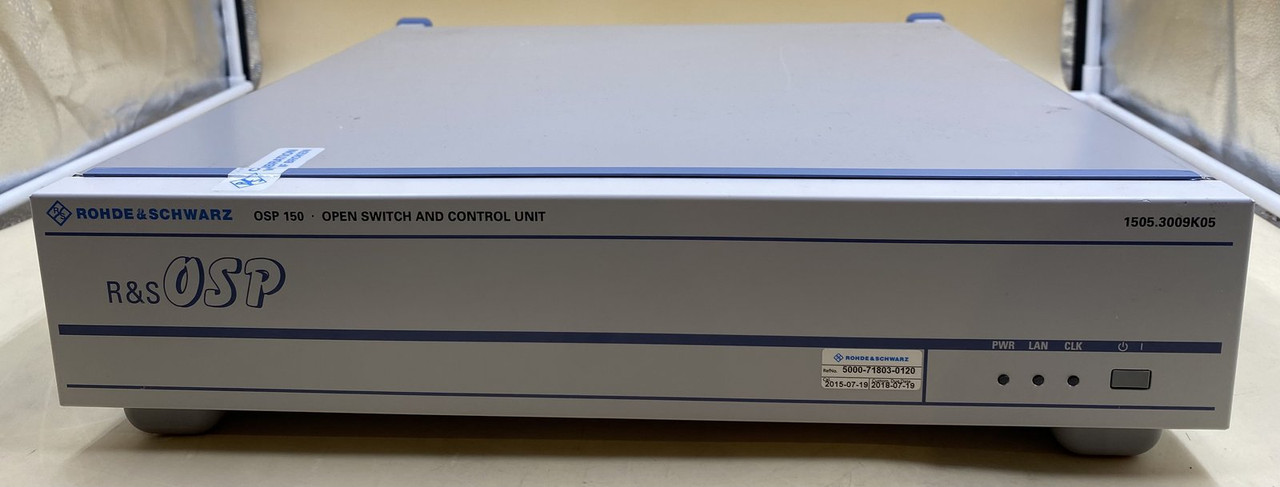 ROHDE & SCHWARZ OSP150 OPEN SWITCH AND CONTROL UNIT w/OSP B102