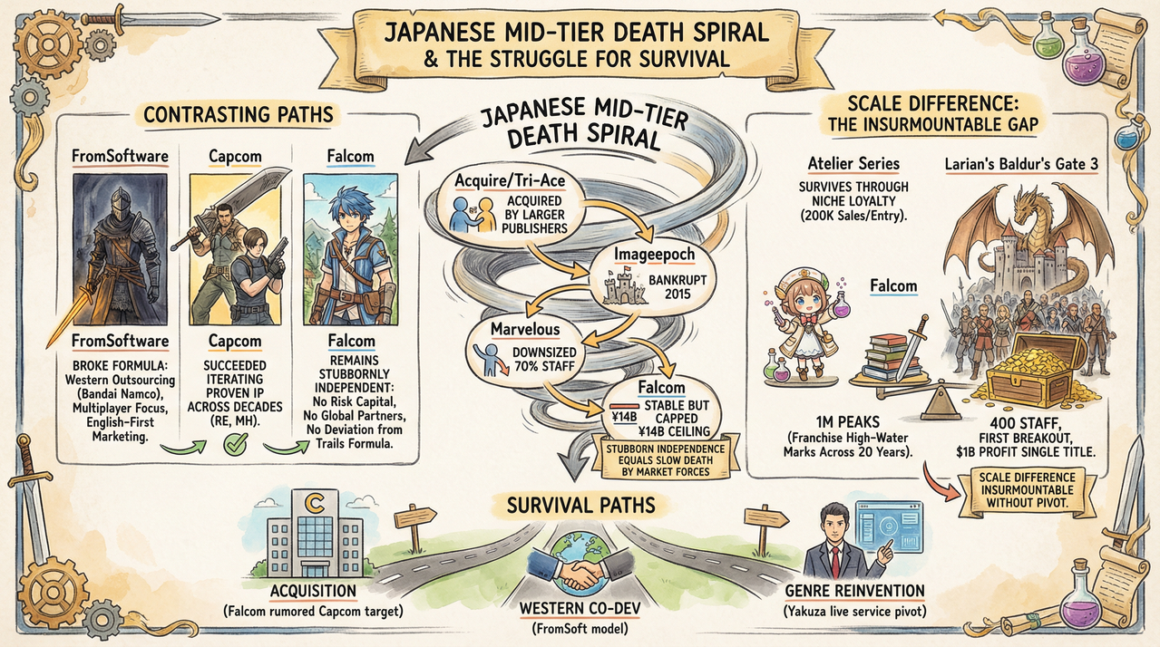 RPG party exploring ancient ruins