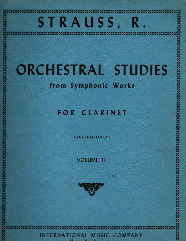 Image for Orchestral Studies From Symphonic Works For Clarinet, Volume II