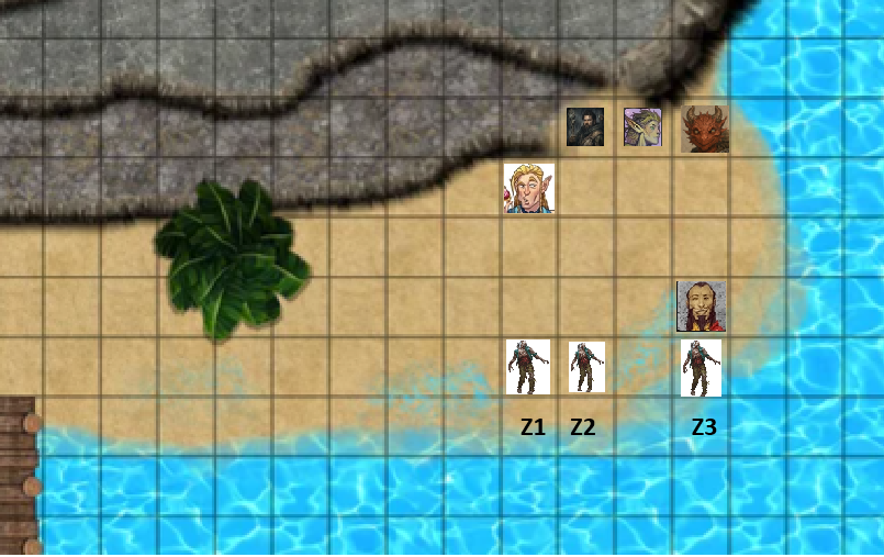 relative map, each square is 5ft