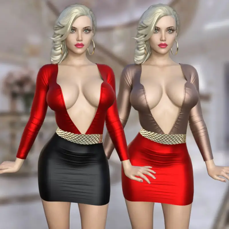 dForce Deepneck Dress G9
