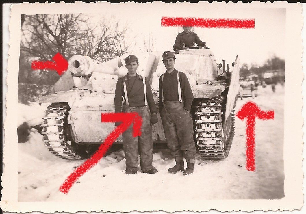 Sturmgeschütz Sturmhaubitze Wintertarn Schürzen 