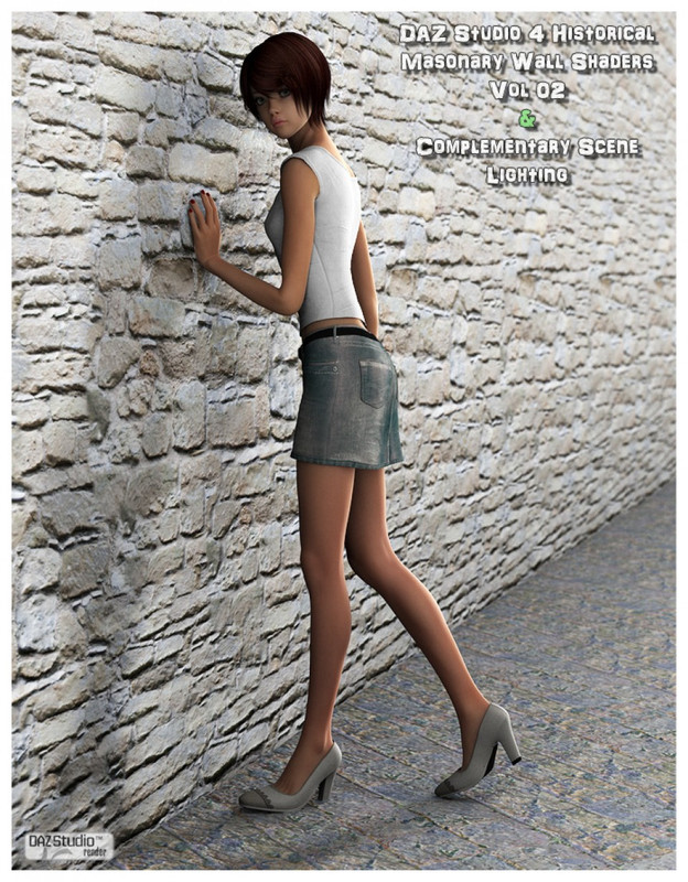 Historical Masonry DAZ Studio Shaders Vol 2