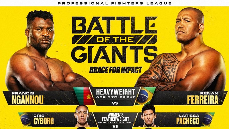Финализираха бойната карта за PFL Super Fights: Battle of the Giants