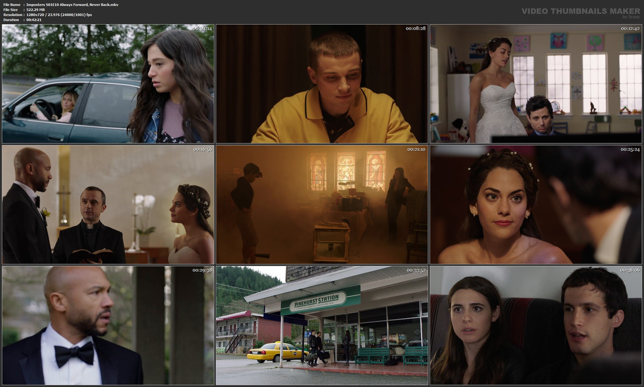 Imposters S01E10 Always Forward, Never Back.mkv