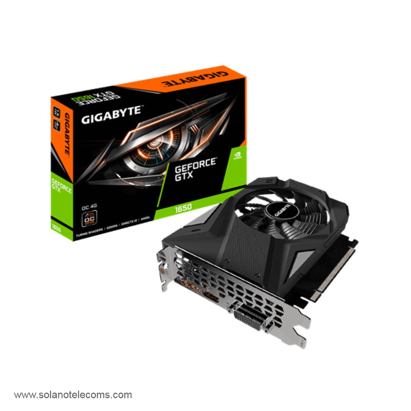 Gigabyte GeForce GTX 1650 D6 OC 4G – OC Edition – tarjeta gráfica – GV-N1656OC-4GD Gigabyte GeForce GTX 1650 D6 OC 4G – OC Edition – tarjeta gráfica – GV-N1656OC-4GD
