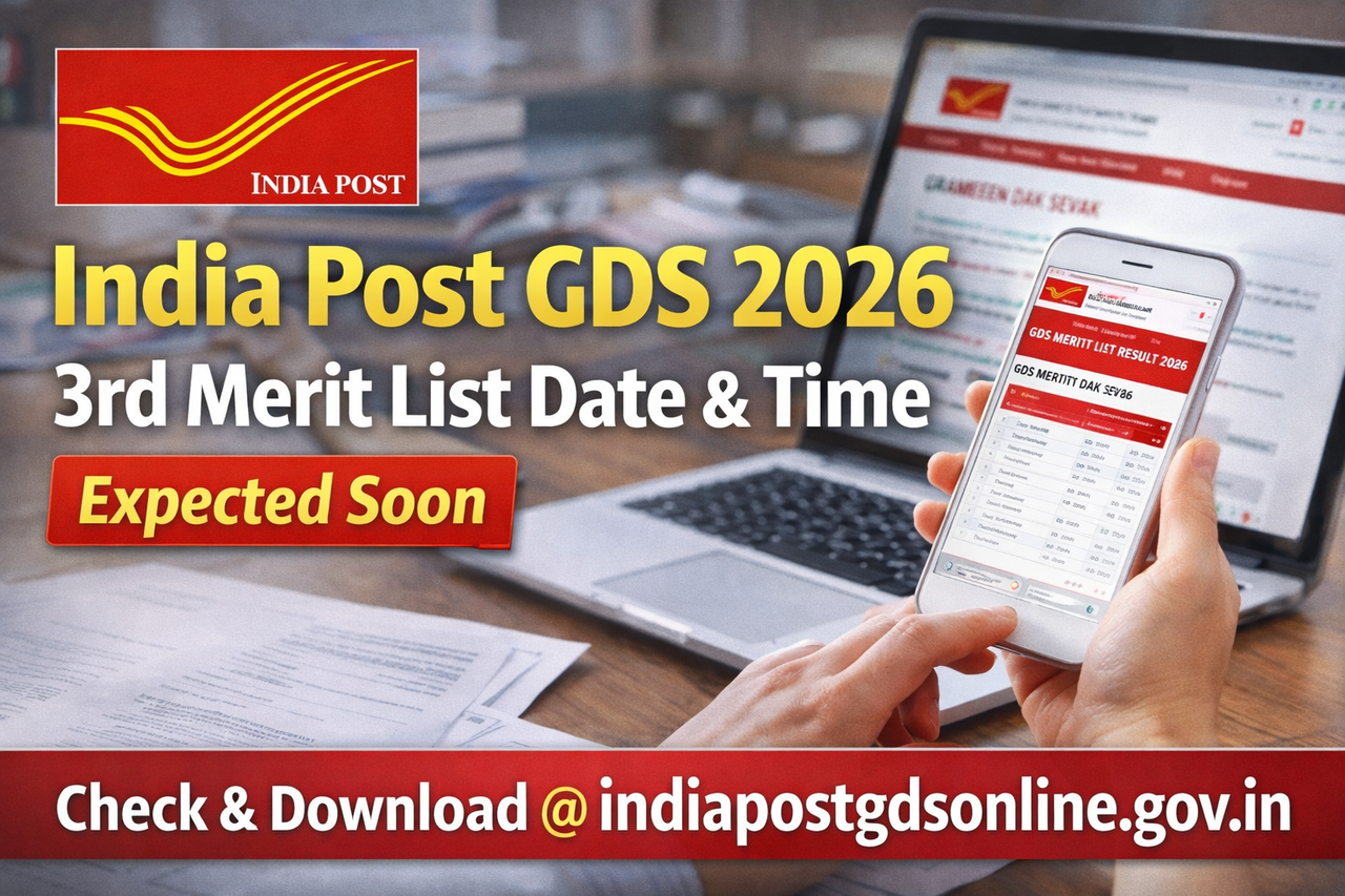 India Post GDS 3rd Merit List 2026 update