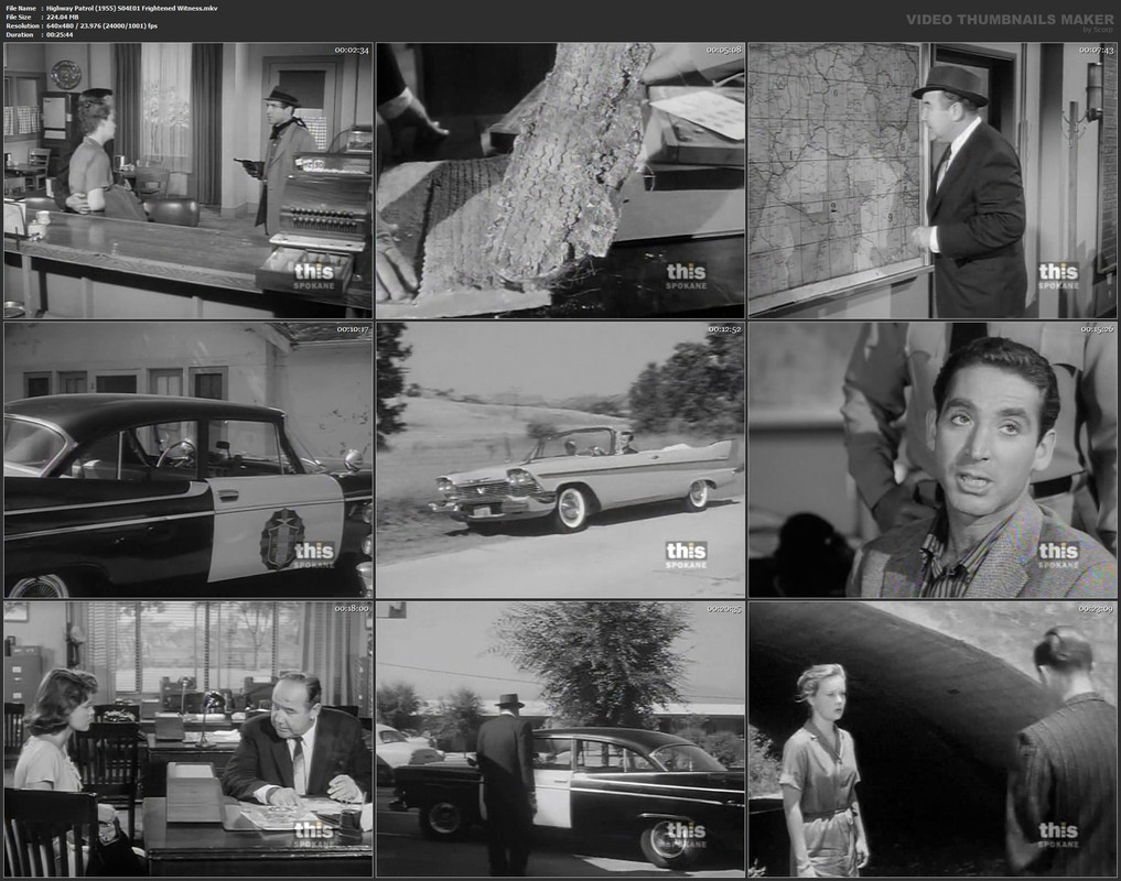 Highway Patrol (1955) S04E01 Frightened Witness.mkv