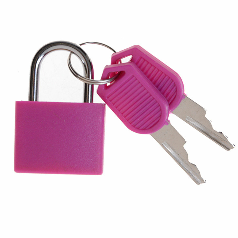 4pc Candado Candados Pequeño Color Bras de viaje bolsa de equipaje conjunto maleta candado