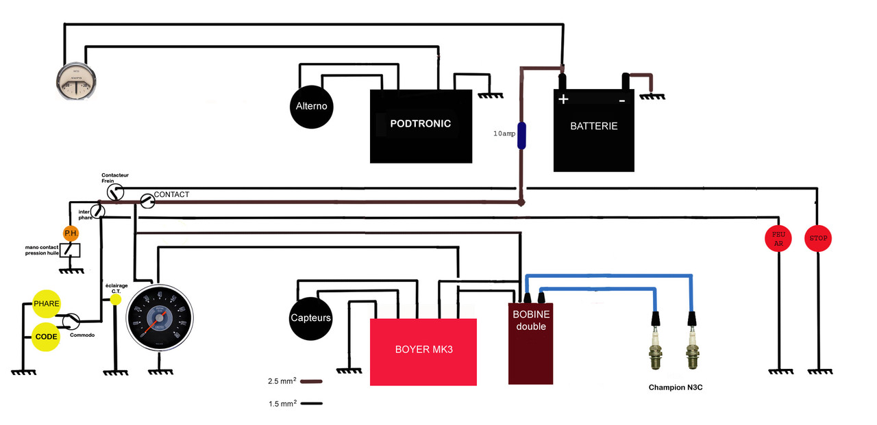 Circuit électrique T140