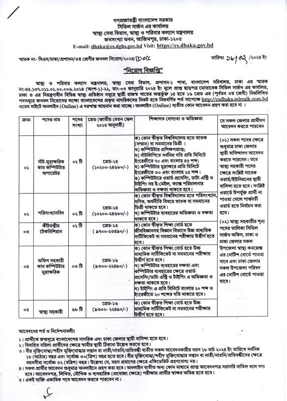 Official Circular PDF Notice Link: 