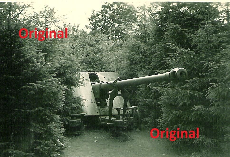 1946 Ardennen Belgien Luxemburg Technik Kanon Geschütz PaK 43