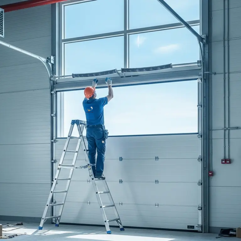 Installation professionnelle de portes automatiques