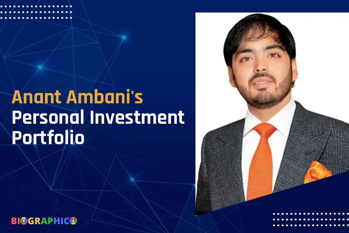 Anant Ambani's personal investment portfolio