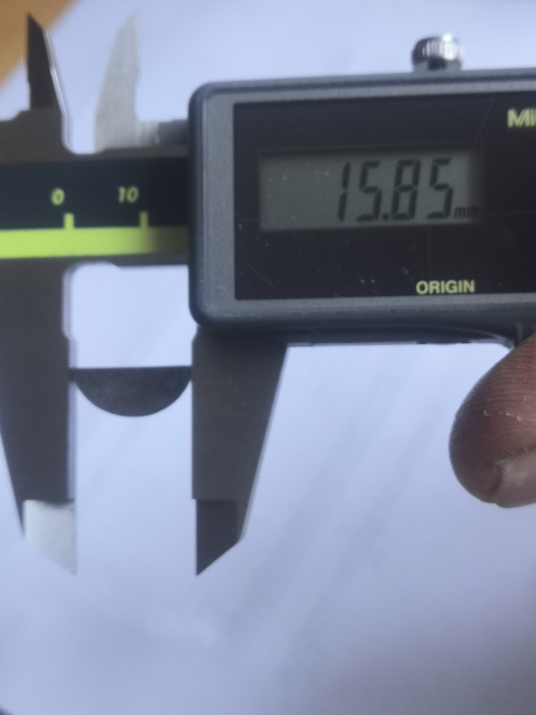 BV   Albero rinvio   Chiavetta   longueur 15,85mm