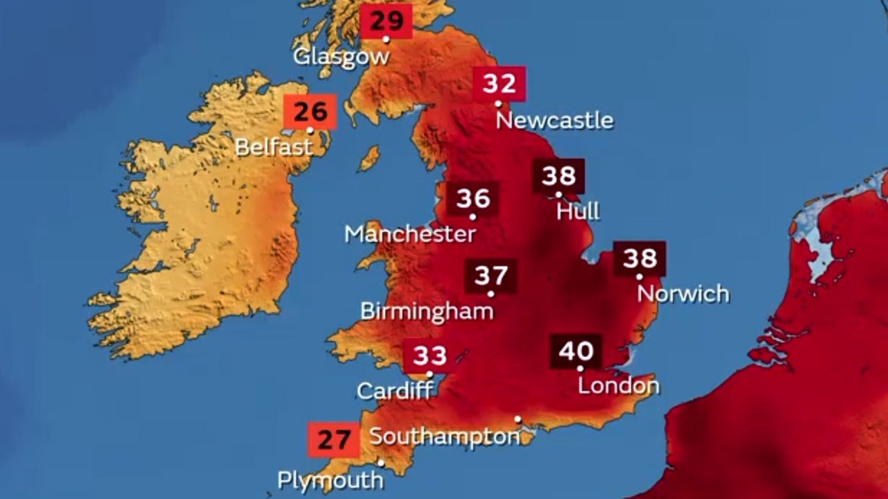 Red Weather Warning In Scotland