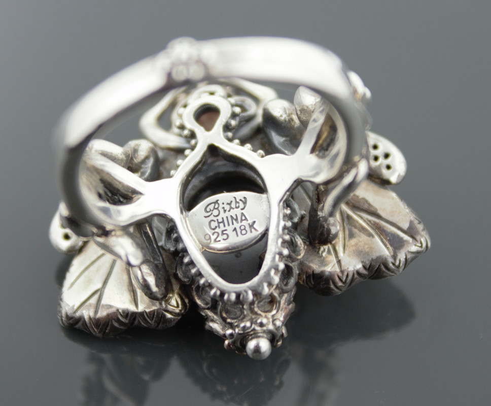 Barbara Bixby Sterling Silver & 18k gold GemstonesSkull Bee Barbara Bixby Sterling Silver & 18k gold GemstonesSkull Bee