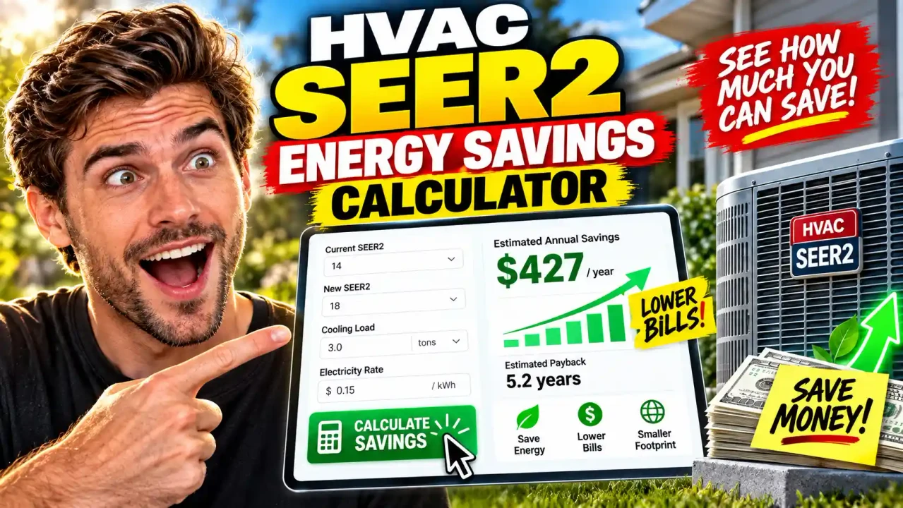 Hvac Seer2 Energy Savings Calculator