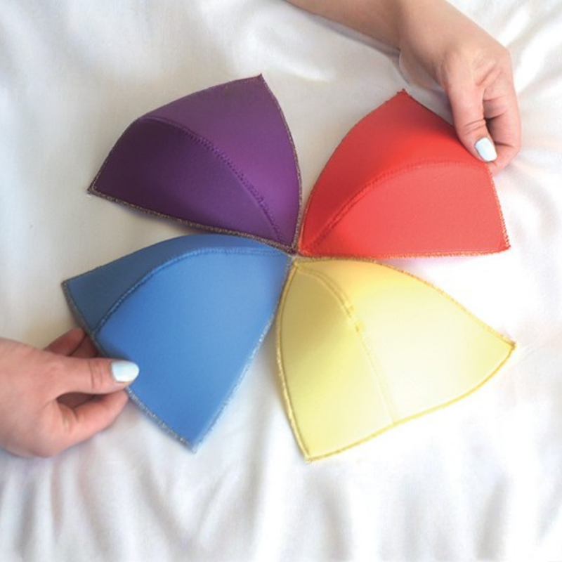 Système de coques modulables soutien-gorge Lorboréal forte poitrine Coques interchangeables soutien-gorge emboitant Lorboréal bleu rouge violet jaune