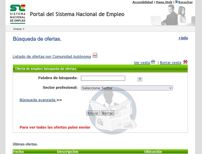 Portal del Sistema Nacional de Empleo 